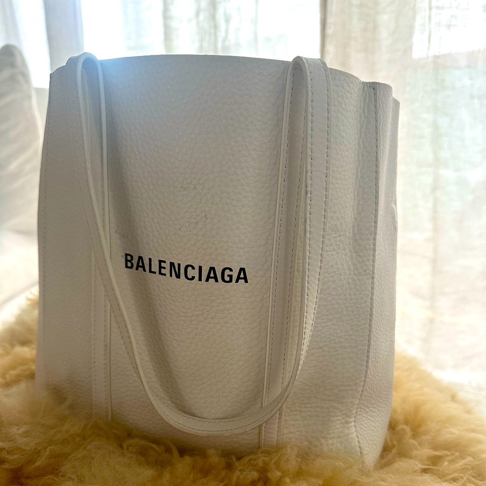 Balenciaga Elegant White Tote